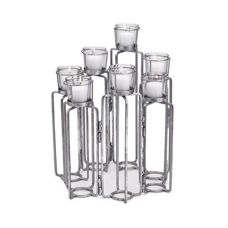 Ensemble de 7 bougeoirs Serpentine