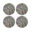 Glass Beads Round Beaded Placemats