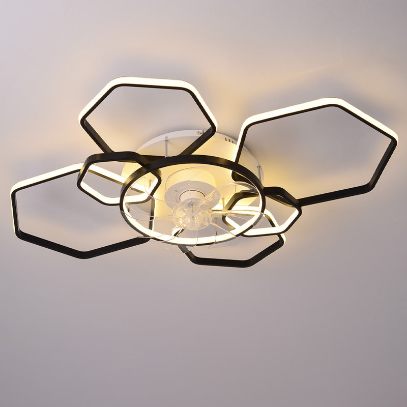 Ceiling Fan, Black/White