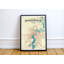 Jacksonville city map 1 Piece Wall Art-615197765