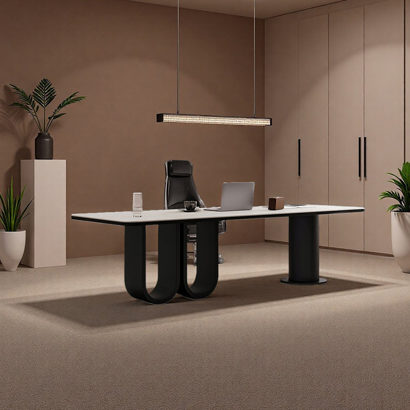 Bureau renforcé à double couche, H 29,53 po x l 70,87 po x P 31,5 po
