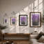 Lavender Study Botanical - Framed Print-599559779-599559777
