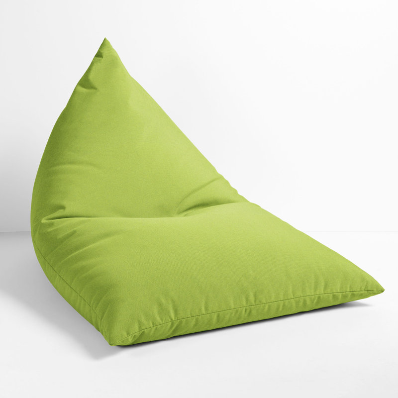Sunbrella® Outdoor Friendly Bean Bag Lounger, Light Green 100% Acrylic