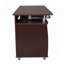 Bureau d'ordinateur complet avec rangement, chocolat-1254373897