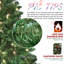  Arbre de Noël vert avec 400 lumières DEL contrôlées par Wi-Fi, 38 fonctions d'éclairage, synchro de musique et structure à charnières pour une installation facile, arbre de Noël-140338125