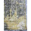 Tapis contemporain moderne abstrait en laine noué à la main 7 x 9 ivoire
