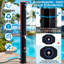 Buleah Solar Powered Metal Free Standing Outdoor Shower and Footwash Spout