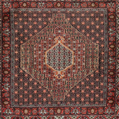 Tapis oriental rouge / bleu / beige