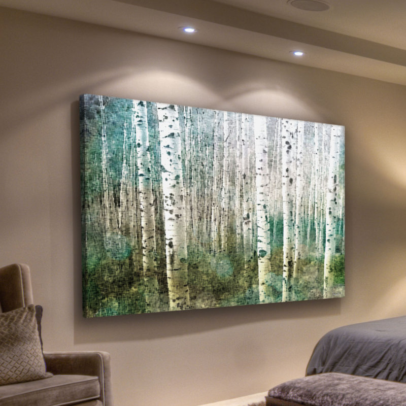 Reproduction de photographie sur toile tendue, « Aspen Green » par Parvez Taj, H 8 po x l 12 po x P 1,5 po