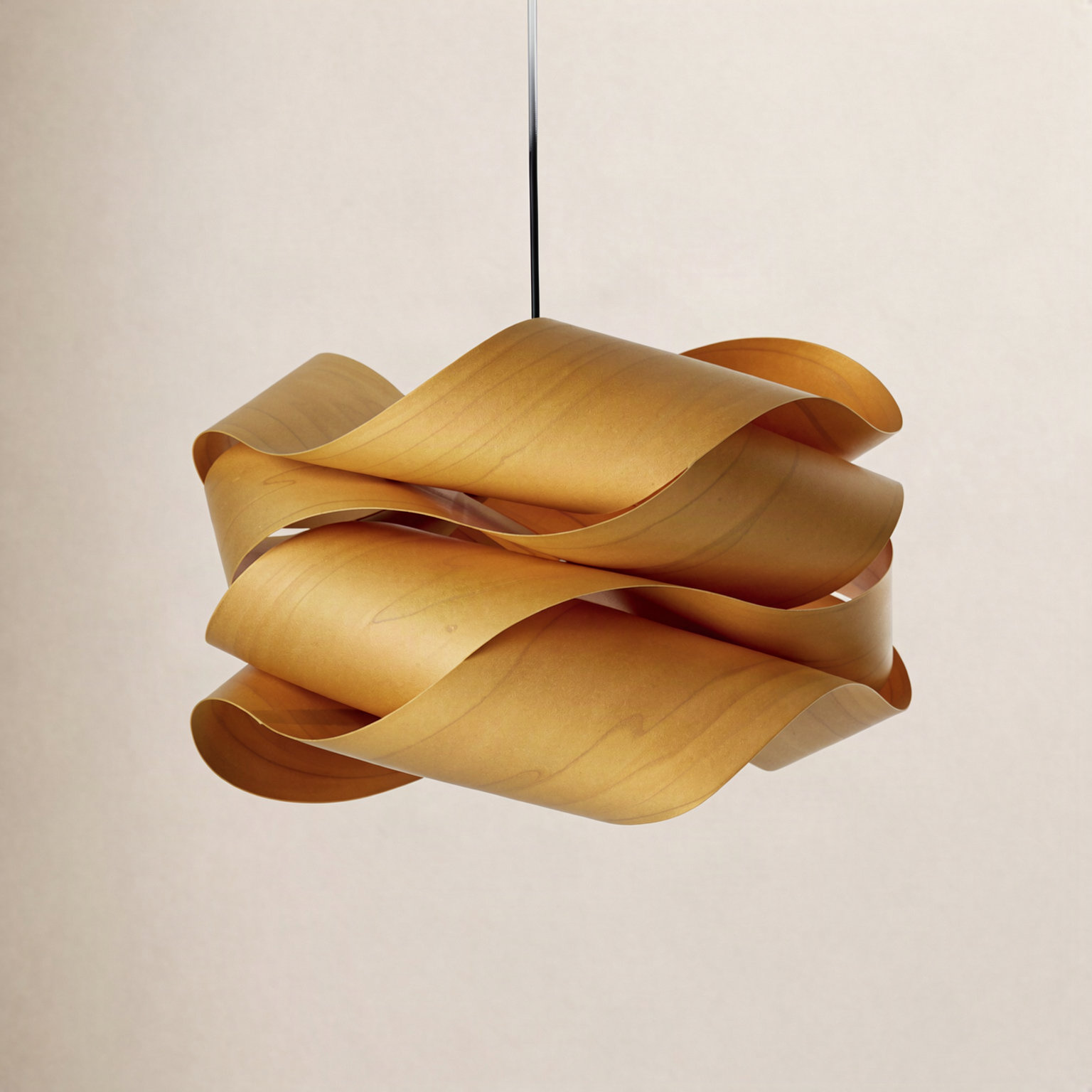 Dimmable 1 - Light Pendant, 11" H x 18.1" W x 18.1" D, Matte Black, Yellow