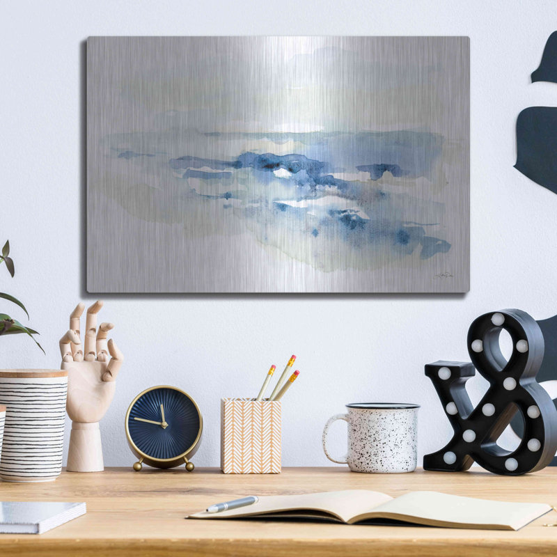 «Shoreline Blues II» par Katrina Pete, H 24 po x l 36 po
