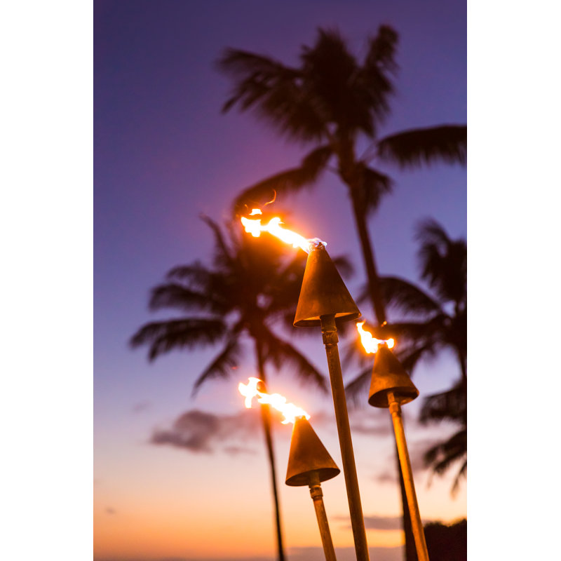 Hawaii Sunset - Wrapped Canvas Print, 122cm H x 81cm W x 3.8cm D