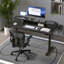 Bureau électrique à hauteur réglable de 48 po avec tiroirs, bureau à domicile avec grande tablette pour moniteur-1786901341-1788594556