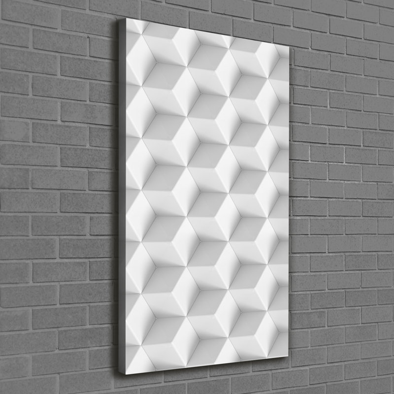 3D Abstraction - Wrapped Canvas Print