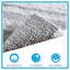 Tapis pour salle de bain réversible en coton Aaniyah-608381818-608381815