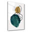Élégante peinture murale en verre trempé de 13,8 po x 21,7 po | 100% verre trempé, épaisseur: 0,16 pouce | Imprimé UV pour des couleurs éclatantes | Parfait pour la décoration intérieure, le salon et les espaces de bureau