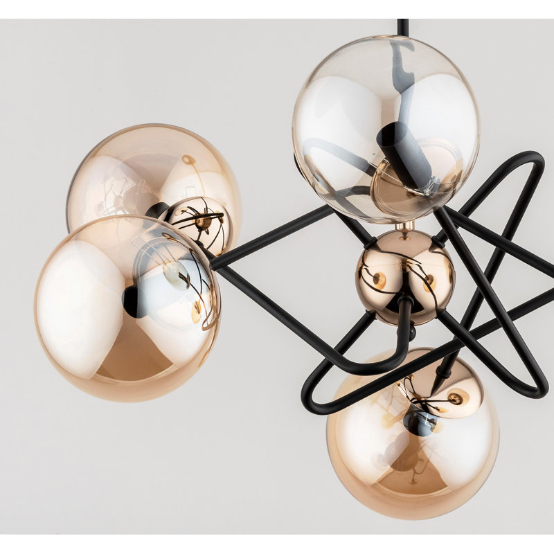 Savona 6 - Light Chandelier, Gold, Gold
