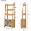 Meuble pour chien avec échelle pour cage