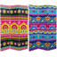6 Ft. Tall Double Sided Neon Lotus Canvas Room Divider