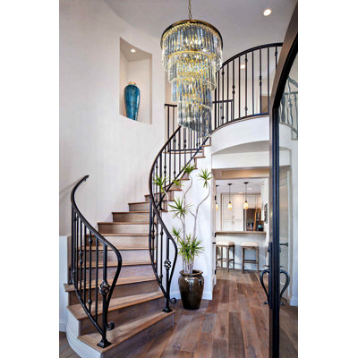 Lustre en cristal 15 niveaux Jaymiya
