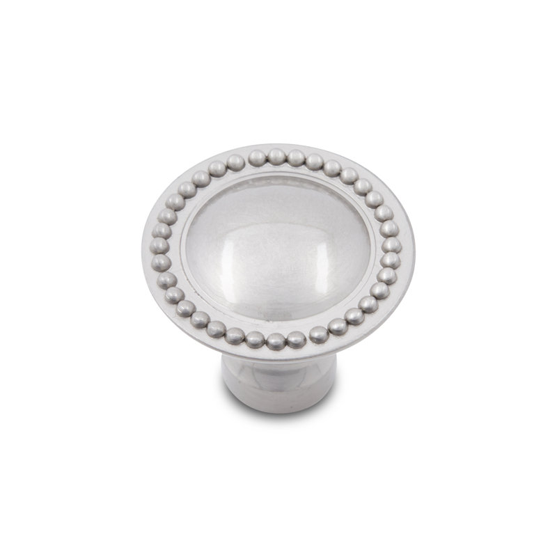 CK Series 1 1/4" Diameter Mushroom Knob, Satin Nickel (Pewter)