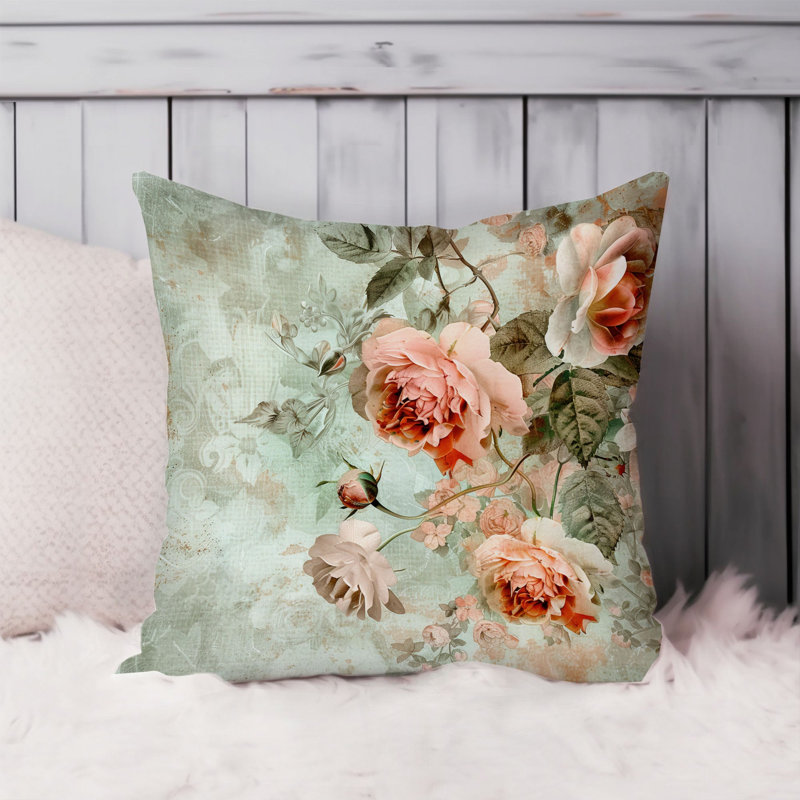 Floral Elegant Flowers VI Shabby Elegance, 20"H x 20"W