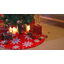 Jupe d'arbre de Noël, jupe d'arbre de Noël en velours pour décorations de fêtes de Noël-105608971