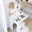 Table de meuble-lavabo à miroir 17 po