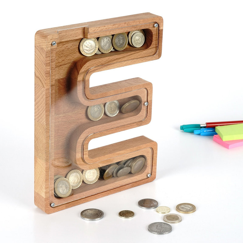 Jetter Money Box Penny Bank, E
