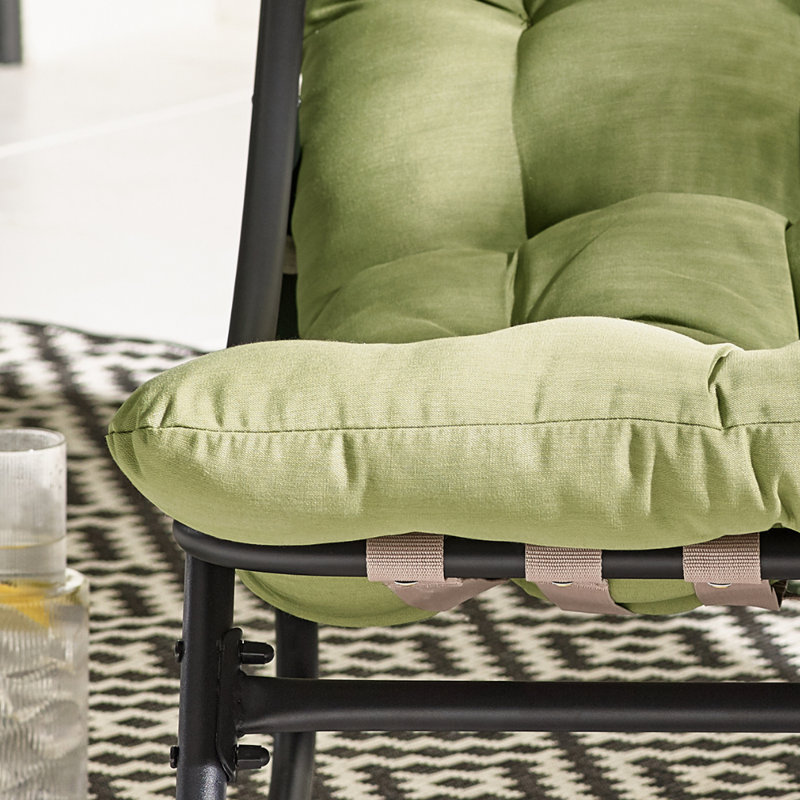 Sajata Garden Lounge Rocking Chair - Modern Style Patio, Green