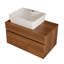 Meuble-lavabo flottant 31,5 po Mid-Century