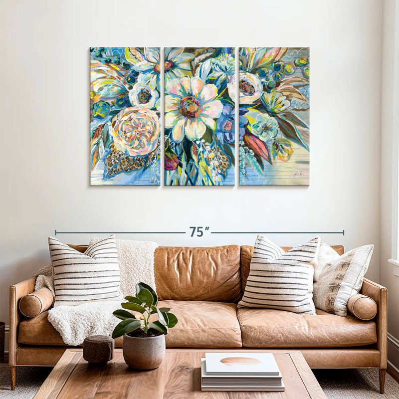 Harnek Unity Blue, 36" H x 57" W