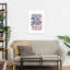 Fluid American Flag Abstract Modern Organic Landscape Nature Wall Art Print 1 Piece Wrapped Canvas Wall Art-2045981280