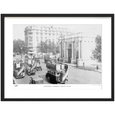 London, Marble Arch C1915 by Francis Frith - Single Picture Frame Print