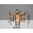 Padua Union Rustic Bar Set with Solid Wood Outer Material