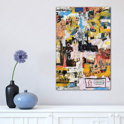 "Jean-Michel World" by PinkPankPunk Abstract Graphic Art 