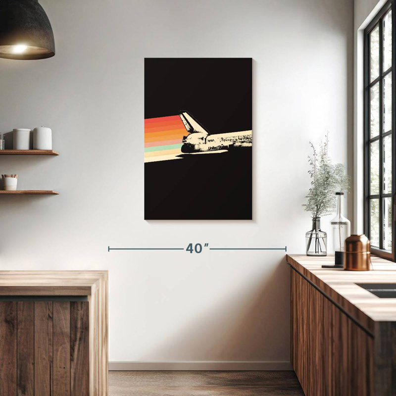 Oberle Spaceship Rainbow, 36" H x 24" W