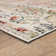 Ingleby Red Distressed Ornamental Area Rug