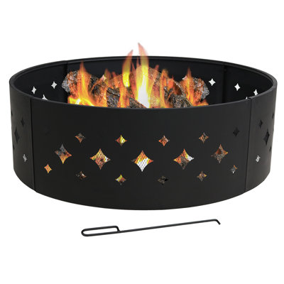 Olin Steel Wood Burning Fire Ring