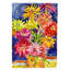 Drapeau de jardin 2 côtés gerber marguerites