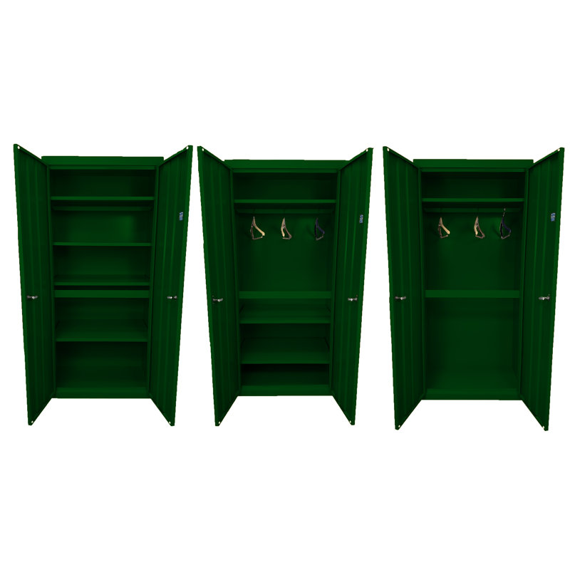 Armoire de rangement convertible, Vert forêt