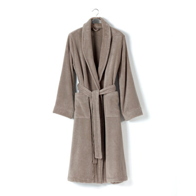 Boff Terry Cloth Gender Neutral Mid-Calf Bathrobe with Pockets
