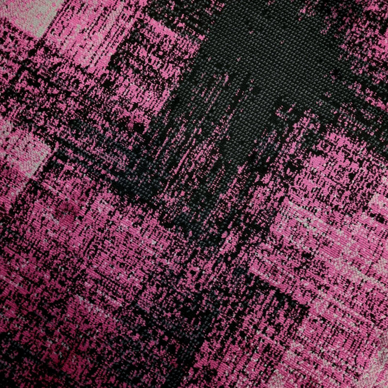 Aayusha Violet/Black Rug, Rectangle 160 x 225cm