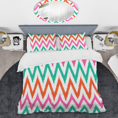 Polyester No Chevron / Zig Zag Duvet Cover
