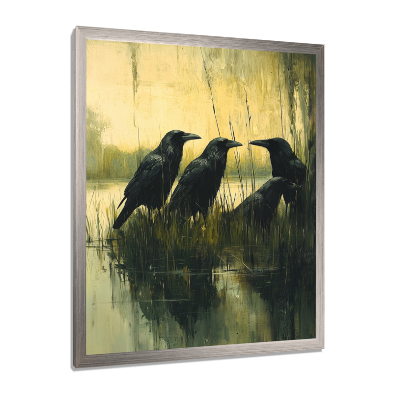 Lamberton - animaux, art mural, H 32 po x l 16 po, Argent, Reproduction encadrée d'une seule photo