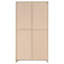 Armoire haute en bois d'ingénierie Myerson Grey Driftwood