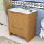 Meuble-lavabo moderne avec lavabo durable et rangement-333719306