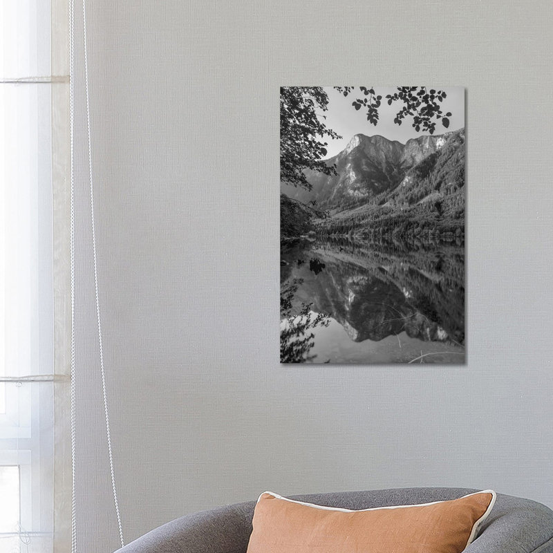 Cascade Mountains Reflected In Silver Lake Near Hope, British Columbia, Canada by Tim Fitzharris - Gallery-Wrapped Canvas Giclée on Canvas