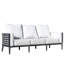 3 Seater Aluminum Outdoor Sofa with Cushions