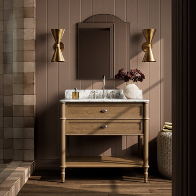 Toulouse Single Vanity-Satin Black Veneer